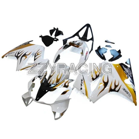 As Photo Shown Выполните Обтекатели Наборы для Honda VFR800 2002-2012 VFR800 02 03 04 05 06 07 08 09 10 11 12 ABS Пластик кузов белого и черного цвета - Цвет: As Photo Shown