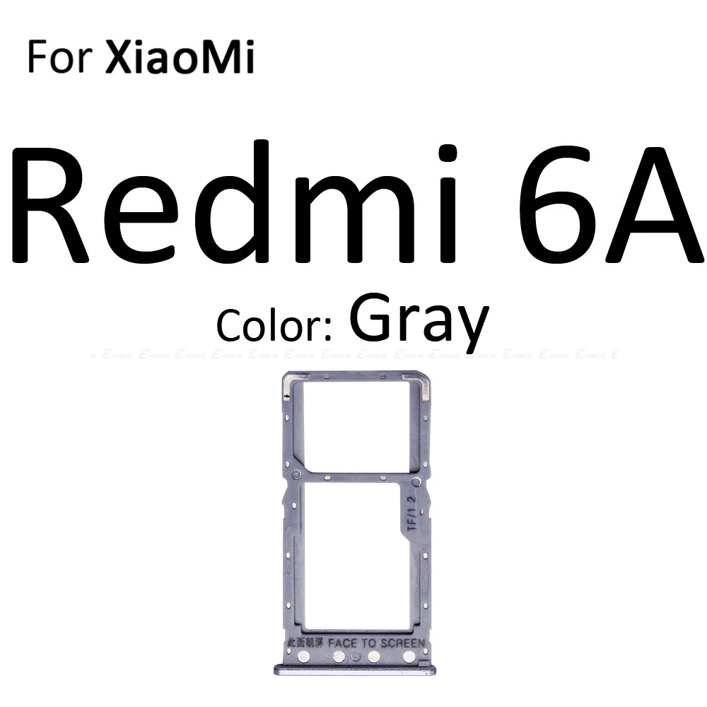 Карта Micro SD Sim карты слот, разъем для лотка адаптер Коннектор кард-ридера для XiaoMi Redmi S2 7A 6A контейнер держатель Запчасти для авто