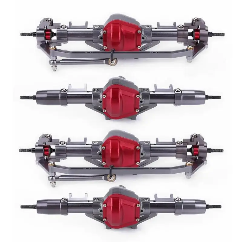 

Car Parts Front Rear Axle CNC Machined Durable Heavy Steering Connecting Rod Kit for 1/10 RC Crawler Axial SCX10 RC4WD D90