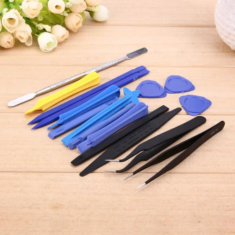 16 Sets Universal Mobile Phone PC Laptop Opener Pry Repair Tool DIY Toolkit