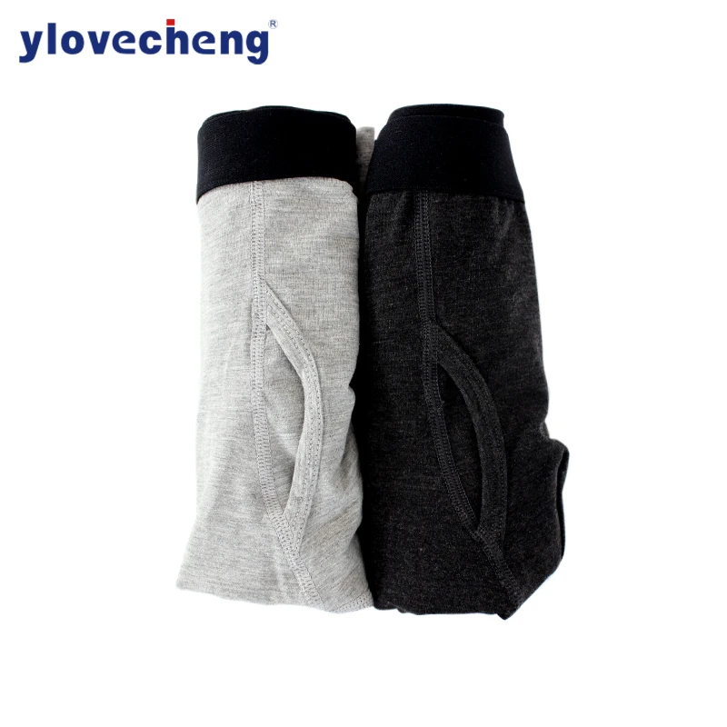 Новые удобные трусики 95% хлопок удлиненное Мужское нижнее белье чистый длина