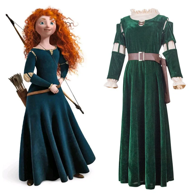 

Костюм Хэллоуин HISTOYE для косплея, голубого и зеленого цвета