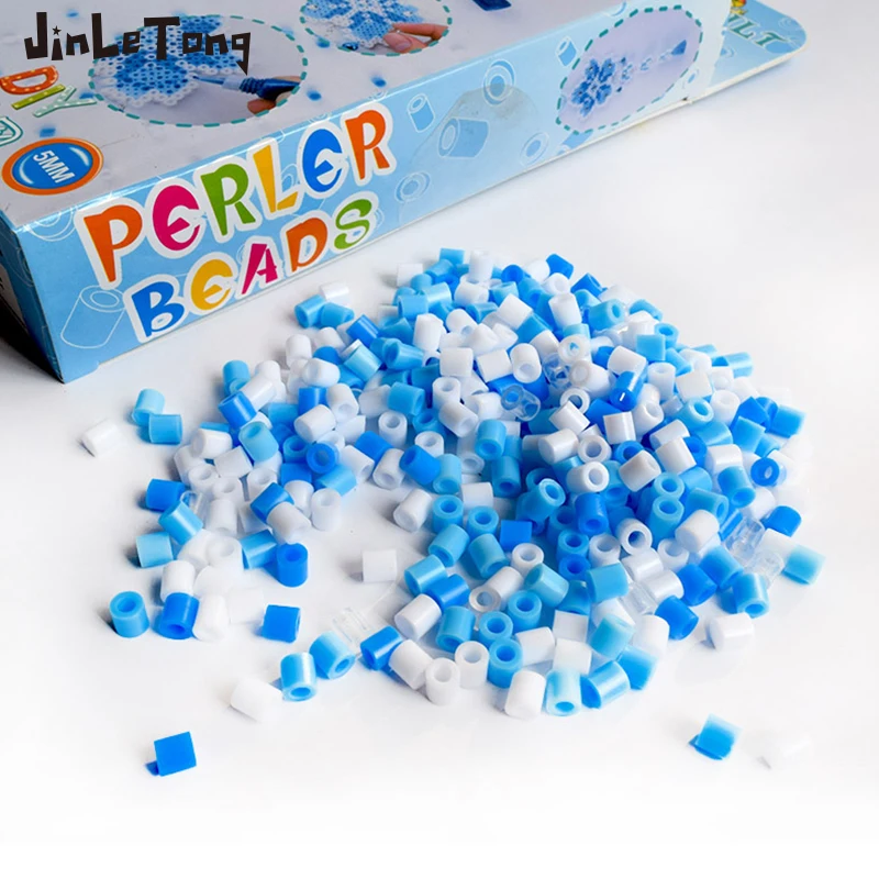 3Colors Dreamcatcher Bluebell Bean Set Hama beads toy set 5mm Hama beads 3D puzzle DIY toys kids educational toys gift