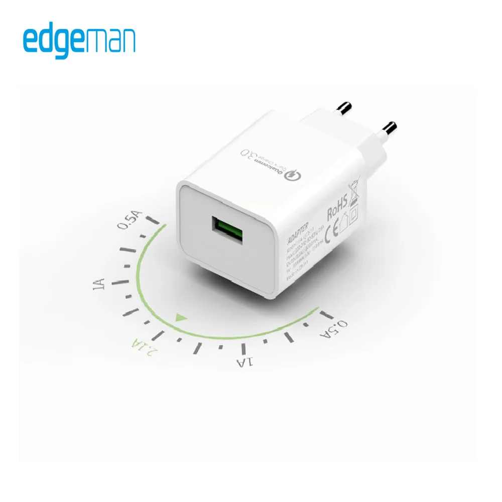 

EHUNT Fast Charging Mobile USB Charger EU QC3.0 Universal Charger Head