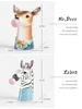 Resin Succulent Plants Flower Zebra Planter Plant Pot Vases Basket Lovely Animal Head Vase for Home Decor 6