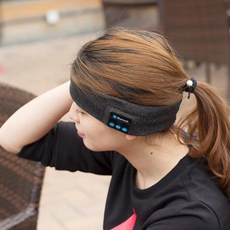Kuulee наушники для бега вязаная повязка гарнитура audifonos diadema беспроводные Bluetooth спортивные наушники для спортзала