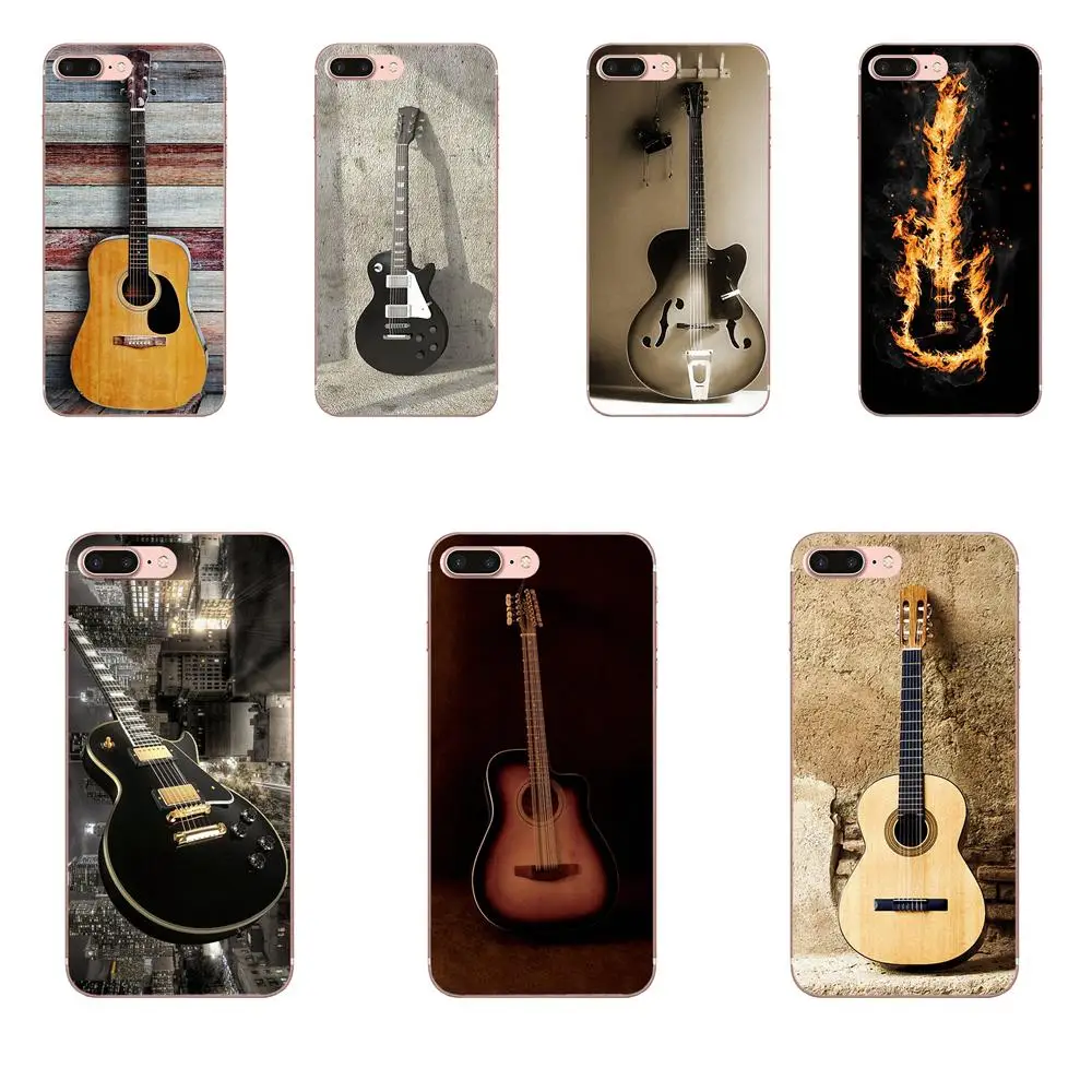 

Phone Case Silicone Guitar Instrument Music For Galaxy J1 J2 J3 J330 J4 J5 J6 J7 J730 J8 2015 2016 2017 2018 mini Pro
