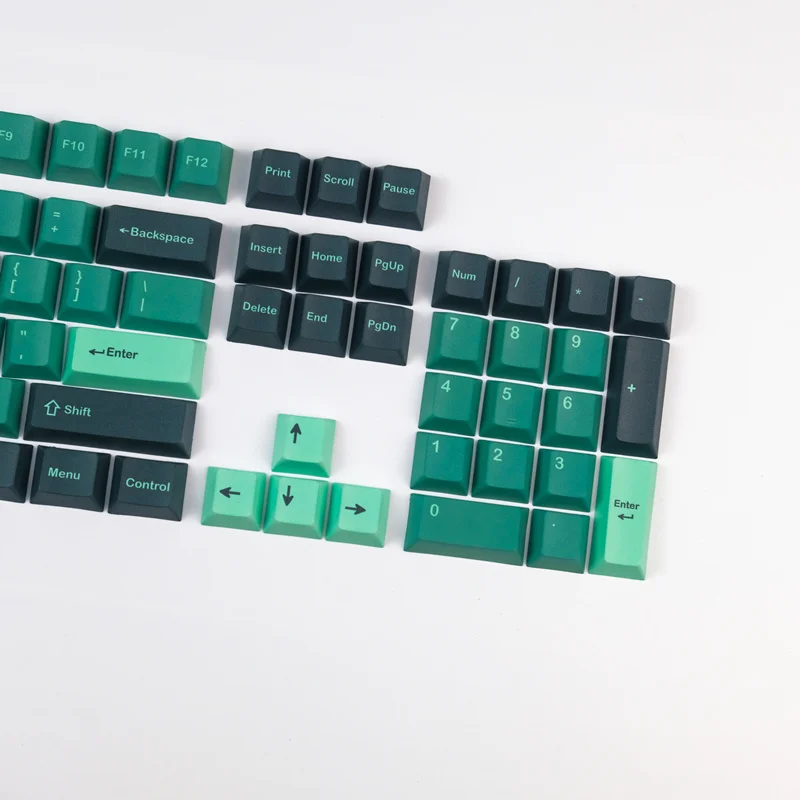 Gmk Terrain Keycaps Grupo Pbt Dye Subbed Cherry Profile Keycap Barra de Espaço 3u 7u Iso Enter para Layout ue 140 Chaves por Conjunto - Imagem 5