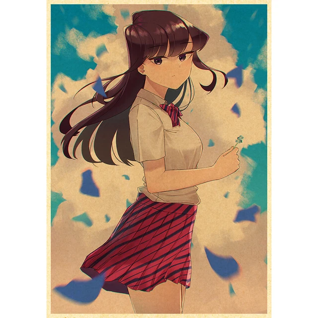 Komyushou Desu Posters Anime Komi Cant Communicate Poster Kraft Paper Vintage Home Room Art Wall Stickers 42