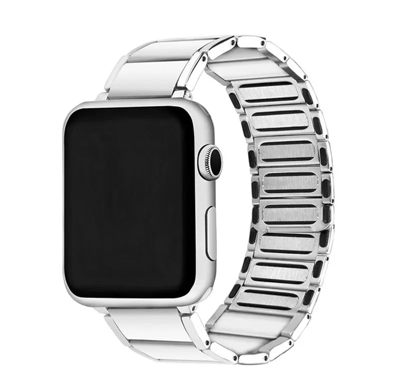 Bracelet magnétique réglable en métal pour apple watch