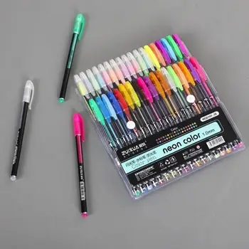 

Signature Pen Set Study School Supplies Highlighter Pens Office Gifts 12/24/36/48 Colors Durable Delicate 1.0mm Student