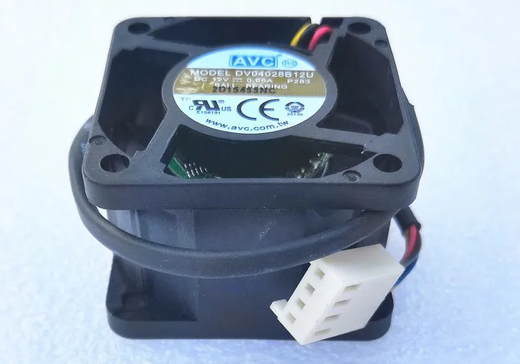 DV04028B12U Новый Для AVC 4028 4 см вентилятор 4-проводной скоростной DC 12 В 0.66A осевой