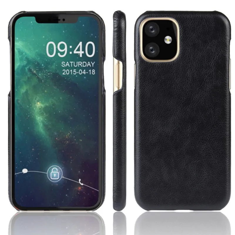 100 шт для iPhone XI 11 Pro Max ударопрочный Pu кожаный жесткий чехол для iPhone 11 XI Xs Max 6 6S 7 8 Plus чехол для телефона