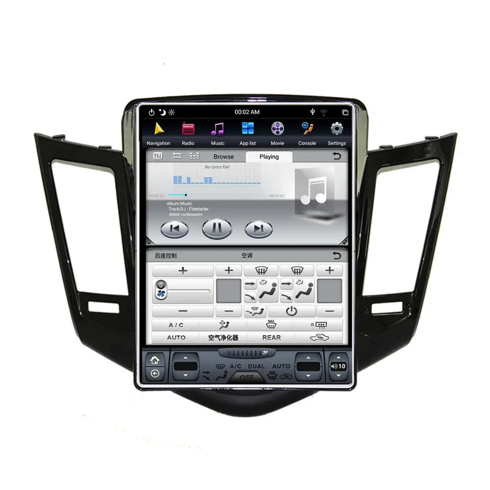 Android 9,0 Tesla стиль 10," вертикальный экран Автомобильный gps навигатор для Chevrolet CRUZE 2008-2012 головное устройство мультимедиа радио плеер