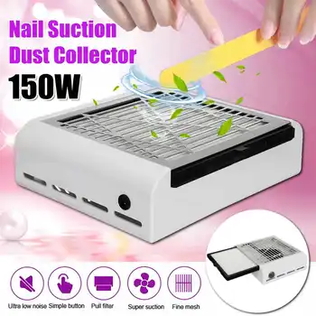 

Nail Dust Collector 150W Vacuum Cleaner Manicure Machine Strong Power Nail Fan Suction Professional Suitable For Nail Salon