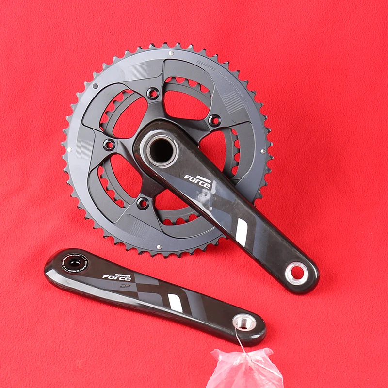 SRAM Force 22 2X1 1 скорость FC шоссейный велосипед шатун 50X34T 53X39T 170 172 5 мм карбоновый рычаг