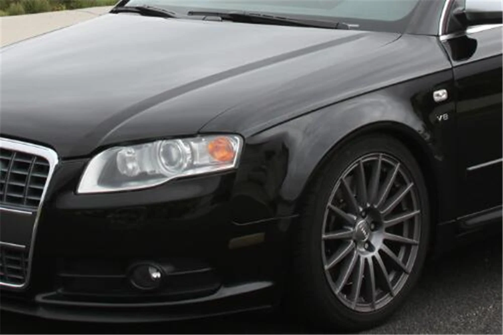 Чехол для передней фары из углеродного волокна Audi A4 B7 2004 2009|Абажуры| |