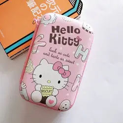 Hello kitty 10 см квадратные наушники чехол для AirPods для xiaomi наушники сумка для хранения с ремешком крюк