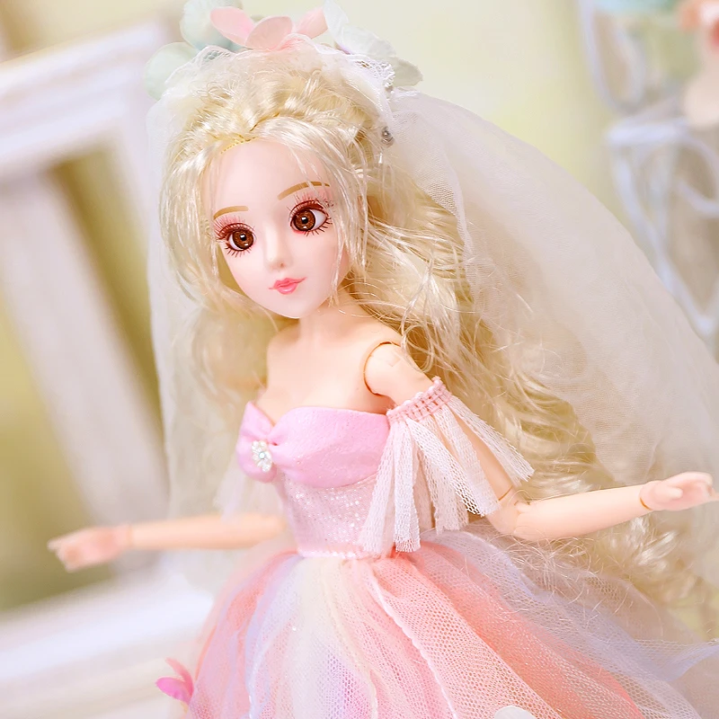 1/6 BJD blyth кукла MMGirl серия свадебный стиль соединение тела с mekeup одежда обувь, 30 см кукла девочка подарок игрушка