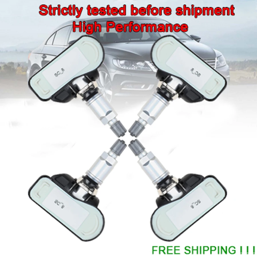 4PCS New TPMS Sensor Tire Pressure Sensor For Maserati Ghibli High Quality 433MHZ Tire Pressure Monitoring Sensor 67
