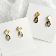 MS Лучшая Мода Черный Серый Смола Свадебные ювелирные изделия дизайн кулон серьги для женщин Девушка Эффектные серьги подарки оптом свадебные