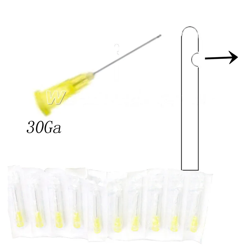 100pcs Dental Endo Irrigation Needle Tip 25G/27G/30GA 30G End-Closed Side Hole Syringe Root Canal Washing | Дом и сад