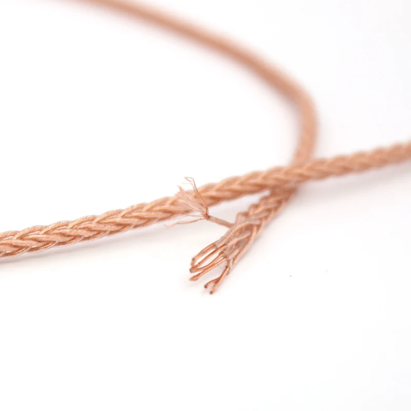 3 28ft 1M 8 cores OCC Copper Upgrade Headphone cable Audio HIFI DIY Speaker Signal line
