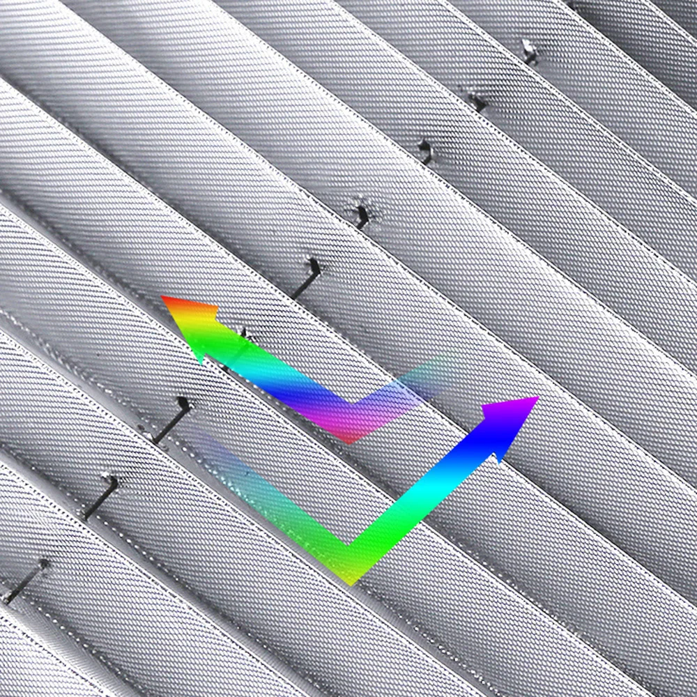 Автомобильная раздвижная занавеска с защитой от ультрафиолета, переднее лобовое стекло, солнцезащитный козырек, затенение, более прочная и стабильная