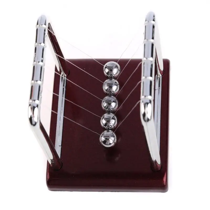 

Home Decor Craft Cradle Steel Balance Ball Physics Science Pendulum Development Educational Desk Toys Gift Newtons