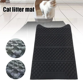 

Newly Pet Cat Litter Mat Foldable And Easy To Clean Light Weight Soft And Durable Washable Pet Supplies TE889