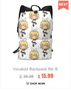Vocaloid Сумочка Rin Kagamine Топ-ручка сумки тренд высокое качество кожаная сумка Уличная Подростковая печать женские сумки