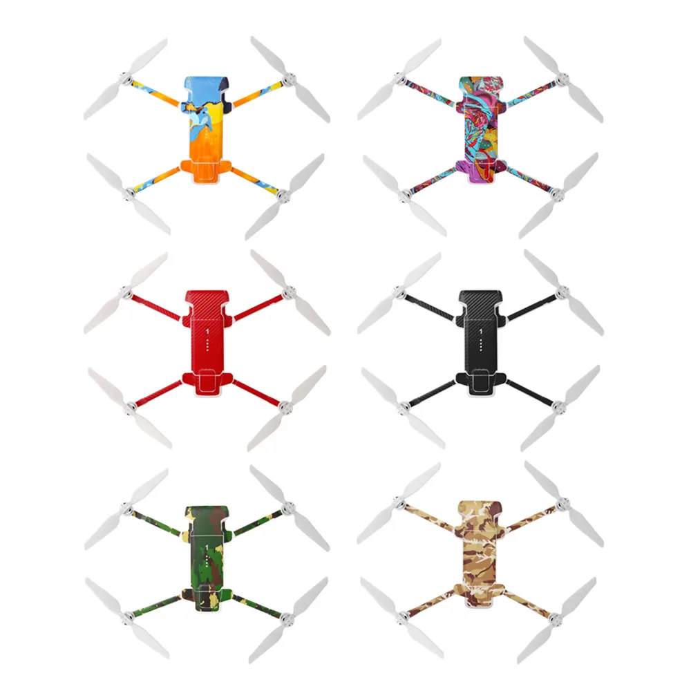 Removable PVC Waterproof Stickers for Xiaomi FIMI X8 SE Drone Body Shell Protection Skin Quadcopter Camera Drone Parts