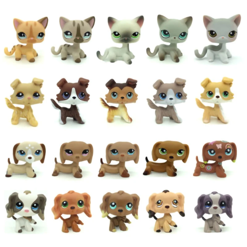 Hasbro редкие животные pet shop lps игрушка такса собака коричневая Оригинальная фигурка