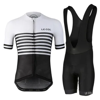 

Le Col 2020 Summer bike clothes Bib shorts MTB Jersey set Cycling Sports kit Quick-drying mesh fabric Maillot Ciclismo go pro