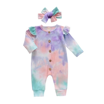 

Autumn Winter Long-sleeved Baby Girl Boy Children Clothing Casual Climbing Clothes Distribution Headband Firstwalker Set