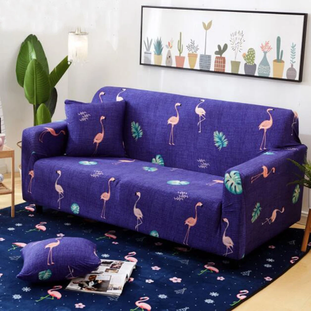 Geometric/ Cartoon Sofa Elastic Stretch Universal Sofa Covers Sectional Throw Couch Corner Cover Cases for Furniture Armchairs - Цвет: 13
