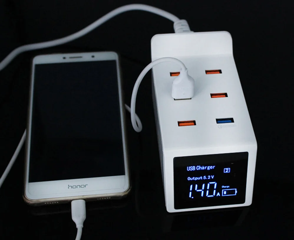 Быстрое зарядное устройство quick charge 3,0 QC 40 Вт USB зарядное устройство для iPhone samsung s10 Xiaomi Mi 9 QC3.0 телефон настенное зарядное устройство США ЕС Великобритания вилка док-станция