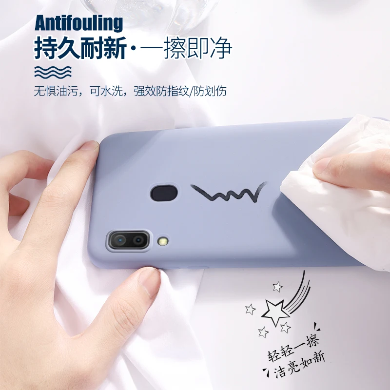 Для Samsung Galaxy M11 чехол для A11 A21 A31 A41 A51 A71 M21 M31 S20 Ultra Cover Phone Shell Жидкий силиконовый