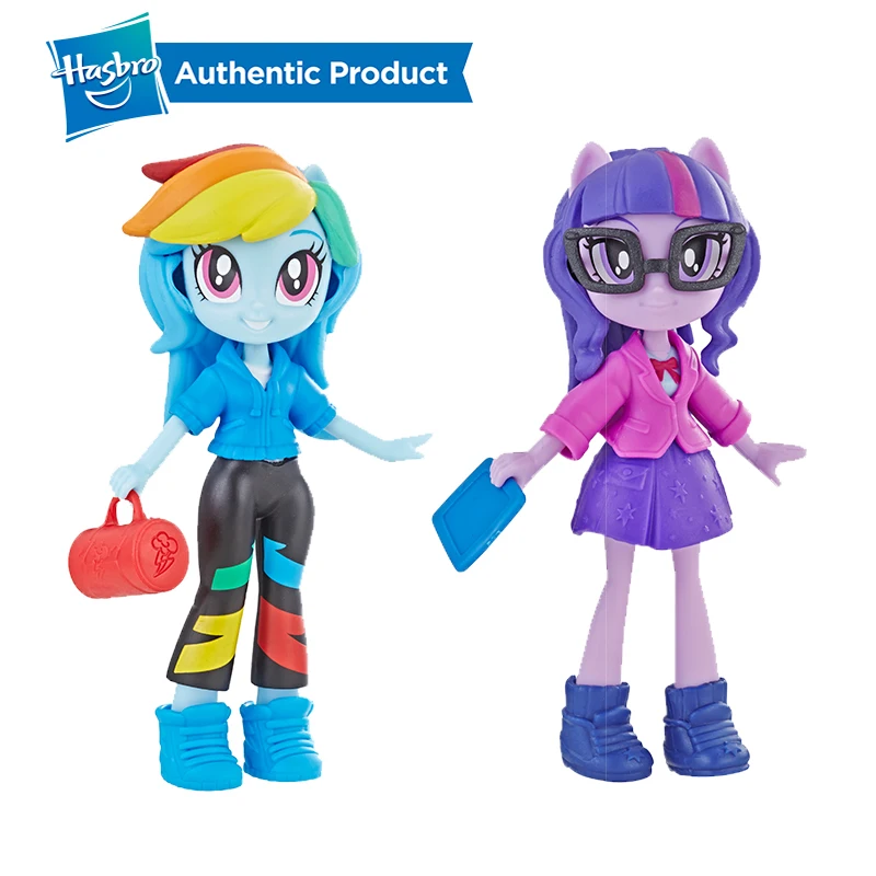 Najtaniej Hasbro mój kucyk little pony equestrii dziewczyny moda oddział Applejack zmierzch 3 cal mini lalka 4 dziewczyny moda oddział lalki, aby mieszane style