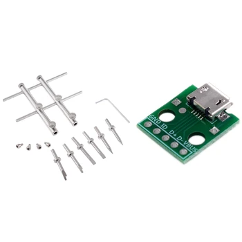 

12 Pcs Lens Spanner Wrench Repair Open Tool Ring Remover with Three Set Driver for Dslr Camera & 10 Pcs Micro-Usb To Dip Adapter