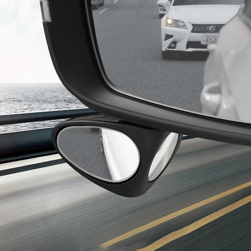 

Multifunction Car 360 Degree Side Mirror Convex Wide Angle Glasses Blind Spot Auxiliary Mirror For Truck SUV Vehicle Accessories
