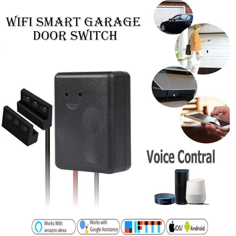 

WiFi Garage Door Opener Kit APP Control Garage Door Switch Controller
