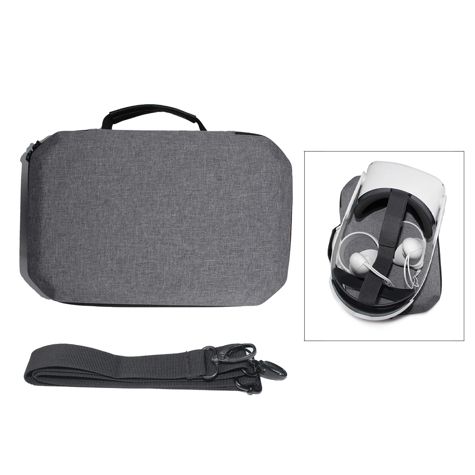 Hard EVA Case Storage Protective Pouch Bag Waterproof Crash-Proof for  Quest 2 All-in-one VR Virtual Reality Headset