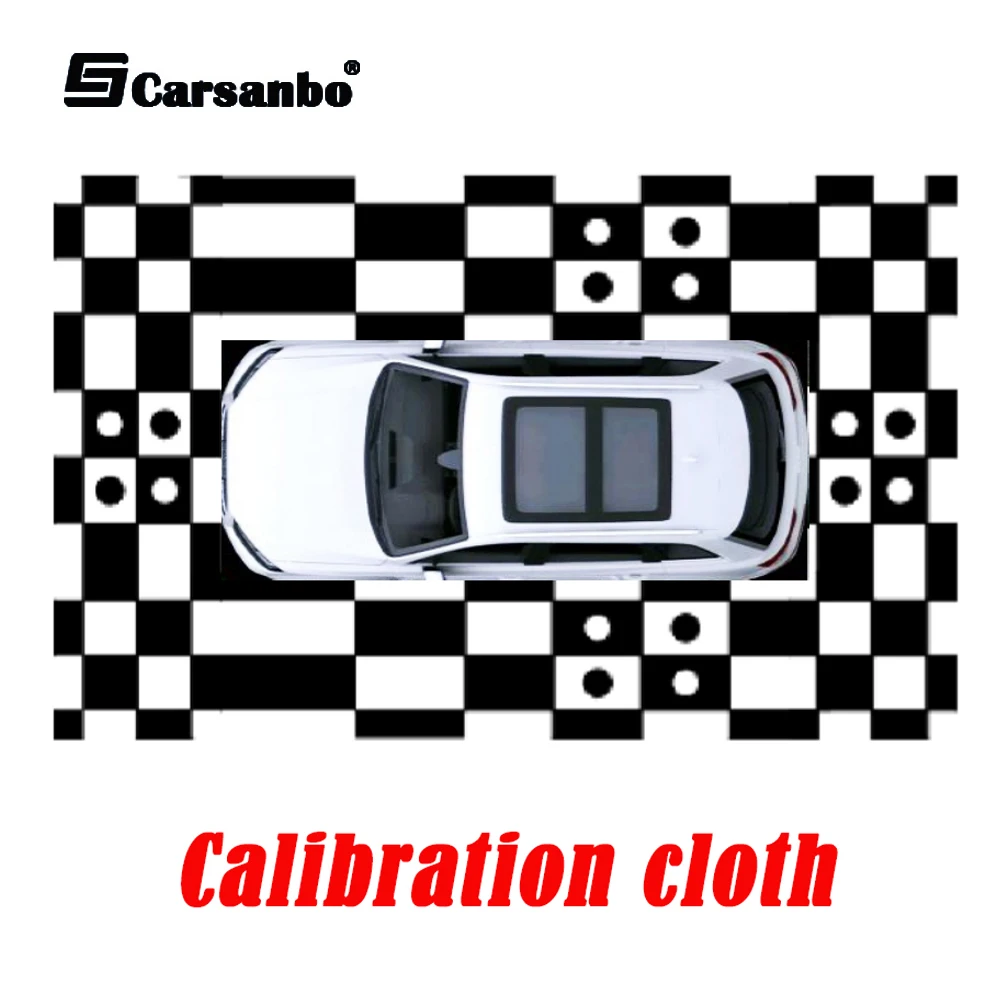 Calibration Cloth 360 Degree Car Camera System Fullautomatical for 3D