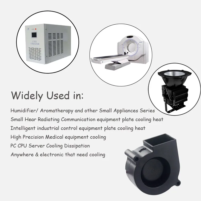 2 шт. бесщеточный охладитель охлаждения DC веер для центробежного ...