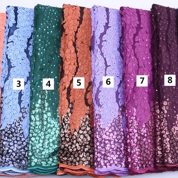 

Sequin Franais Dentelle Tissu Africain De Haute Qualit En Dentelle Nouveau Design Nigrian 3D Robe De Dentelle Coudre A1798