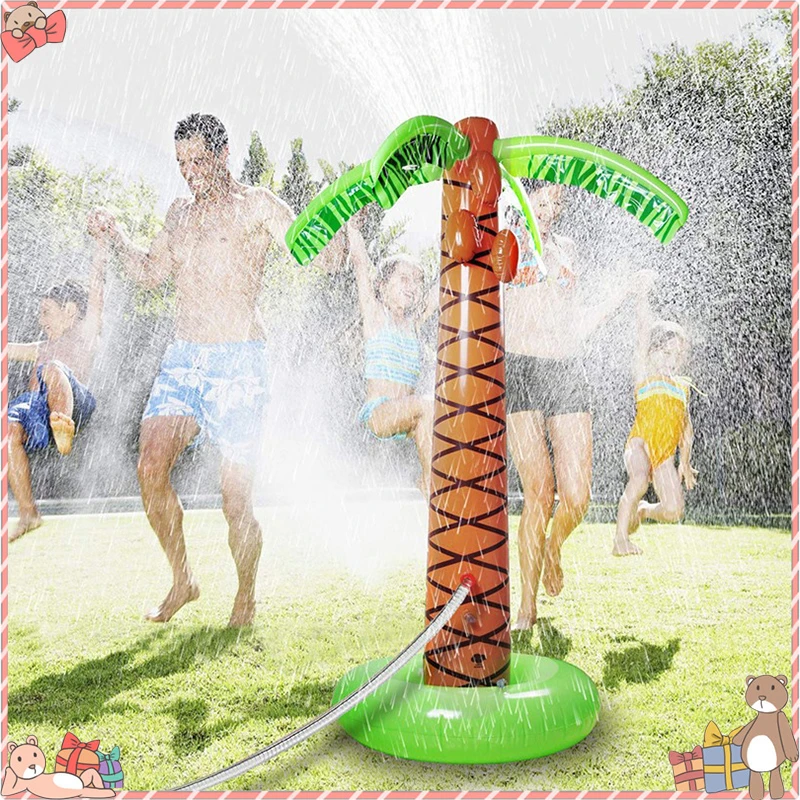 inflatable palm tree sprinkler