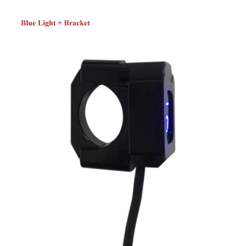 Blue and Bracket Motorcycle 0-6 Speed Gear Display Indicator Ecu Plug Direct Mount Digital LED Gear Meter For Yamaha MT-125 YZF-R125 MT15 Xabre - Color: Blue and Bracket