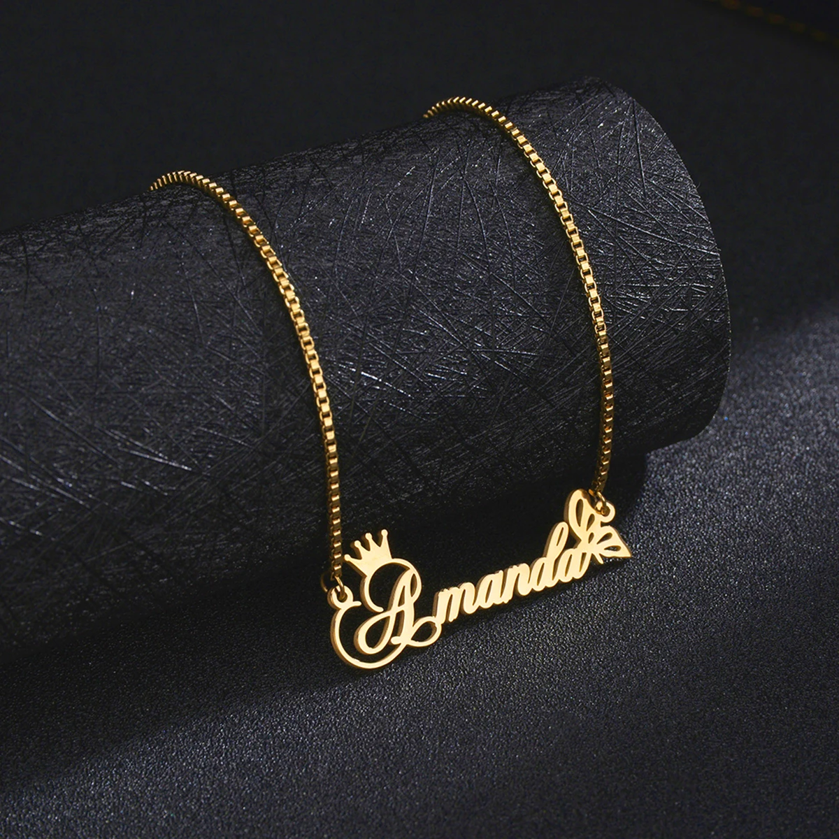 

Ожерелье с именем на заказ, подвеска-цепочка из нержавеющей стали с короной, бабочкой, ожерелье для женщин, ювелирные изделия, подарок