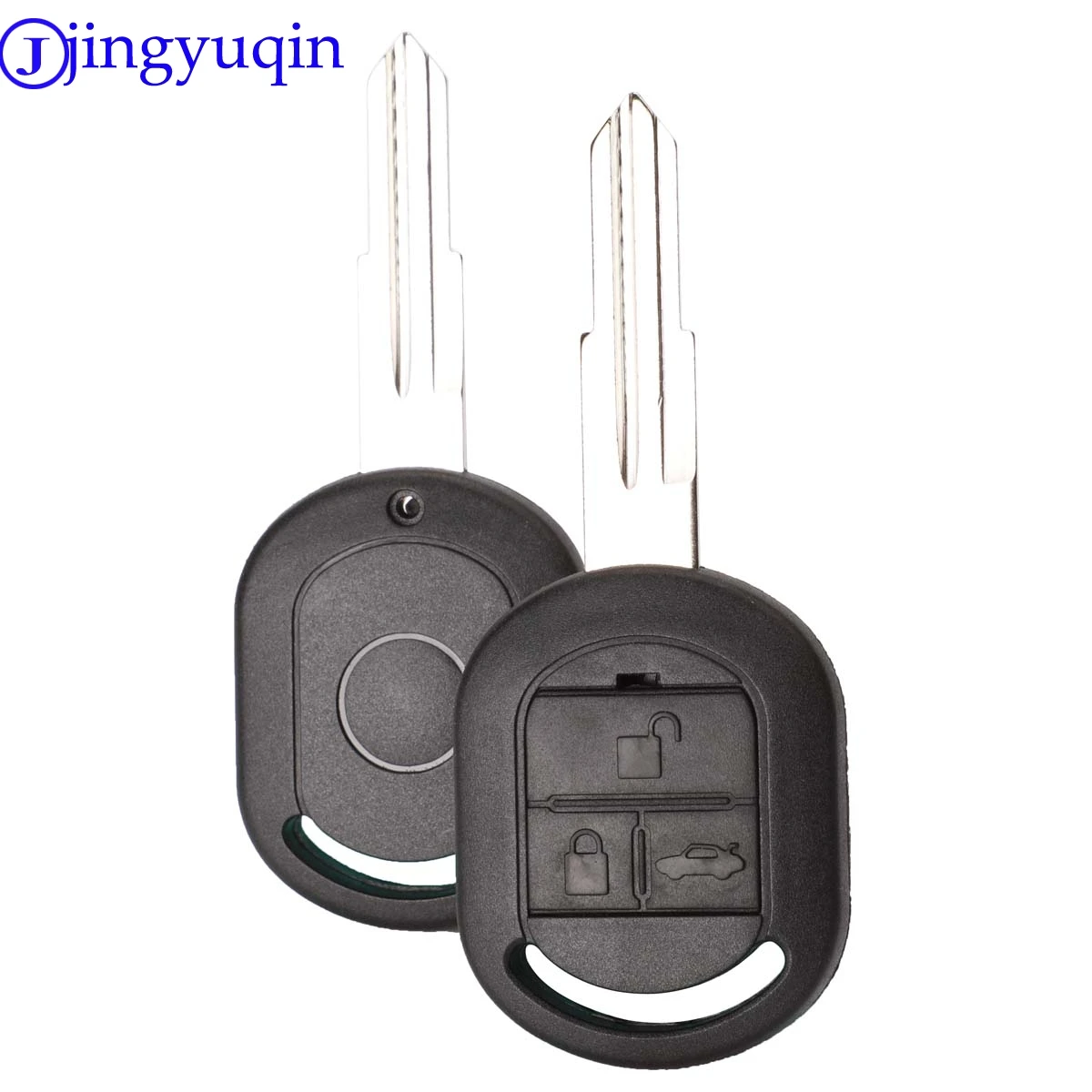 Jingyuqin пульт дистанционного ключа оболочки чехол для Buick 2003-2005 Excelle HRV для Chevrolet автомобиля брелок нерезанное лезвие Fob